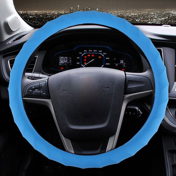 

distorted lines texture universal rubber car steering wheel cover sets four seasons universal