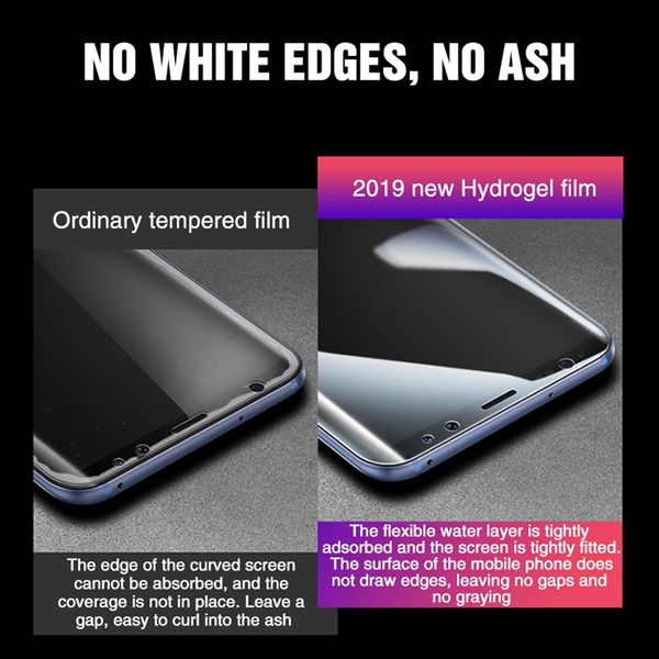 

screen protector гидрогель пленка для samsung s10 s9 s8 plus s10e s7 s6 край защитная пленка полное покрытие tpu пленка не стекло