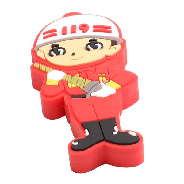 

usb 2.0 flash drive, cartoon fireman shape pendrive thumb memory stick jump drive flash disk