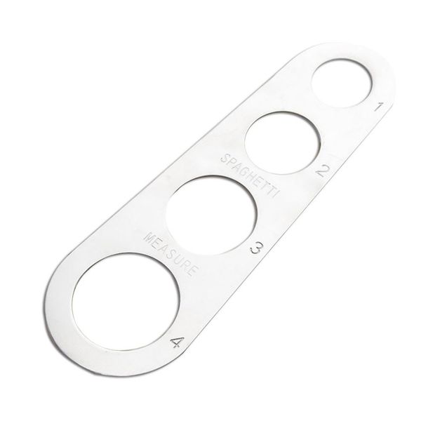

easy clearing pasta ruler measuring tool 4 serving portion stainless steel spaghetti measurer cooking supplies noodles control