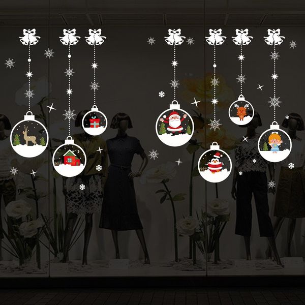 

christmas cartoon pvc wall sticker