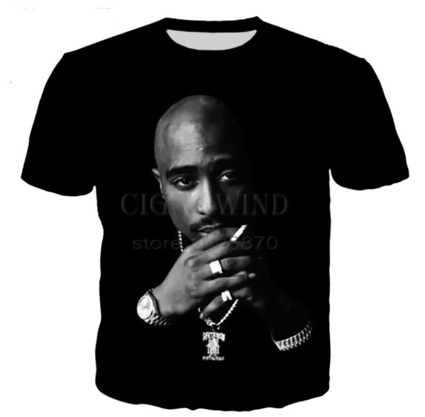 

2019 новое прибытие хип-хоп стиль звезда тупак 2pac футболка мужчины женщины печатные популярные футболки уличная с коротким рукавом повседн, White;black