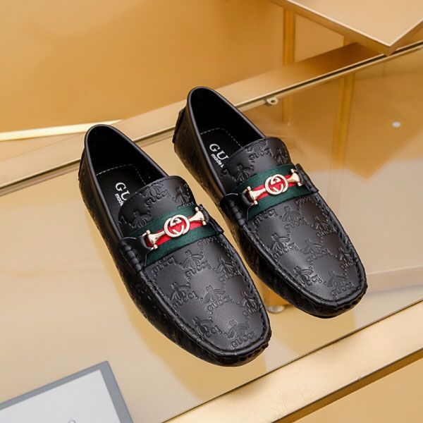 

роскошный дизайнер мужчина peas shoess человек моды досуг вождения обувь модельер мужской одежды shoess с размером коробки 38-44, Black