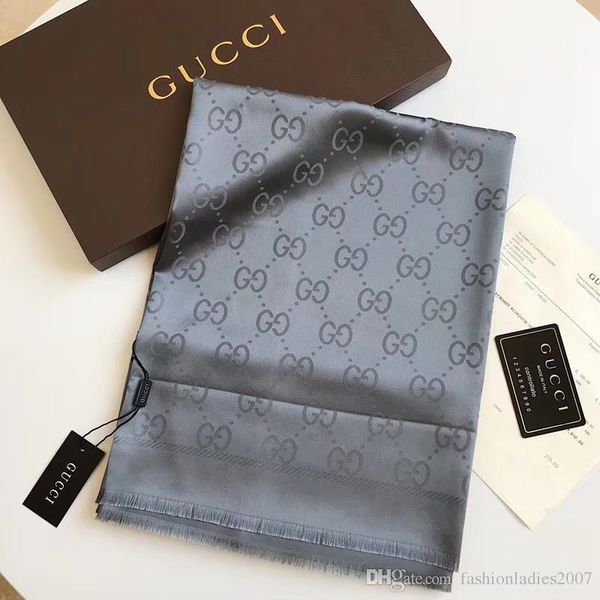 

De igner women ilk carf luxury ladie print cla ic elegant wrap carve ize 180x90cm gift, Black;white