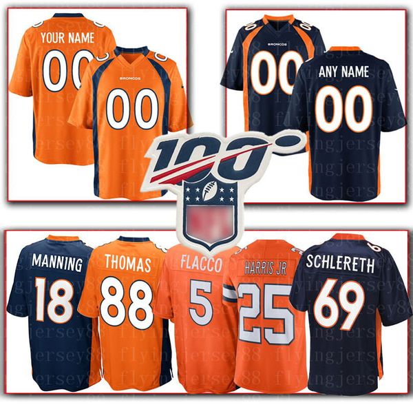 

denver custom bronco jersey 24 champ bailey 66 dalton risner 27 steve atwater 84 shannon sharpe peyton manning chris harris jr noah fant, Black;red