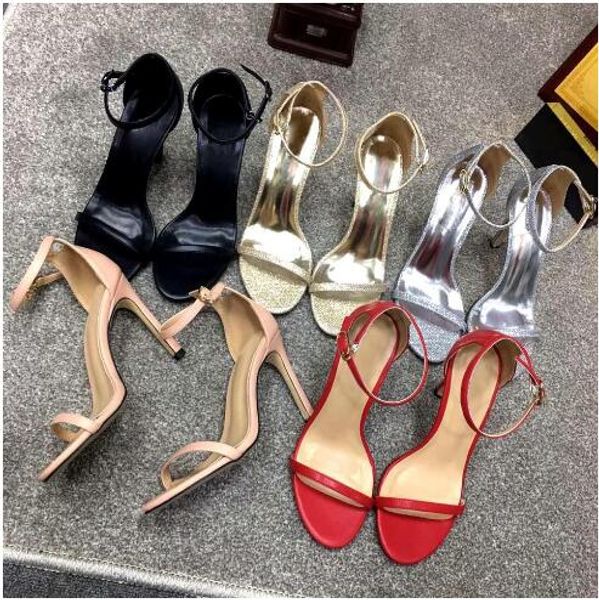 

2019 новый топ моды роскошь дизайнер стиль лакированной кожи женщин супер-высокий каблук бандаж сандалии сексуальные женские партии высокий, Black