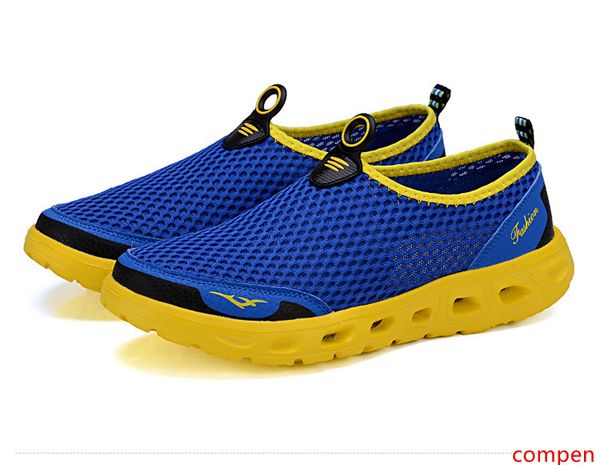 

армейский зеленый открытый аква обувь сетка дышащая вода кроссовки обувь быстросохнущая легкая летняя мужская водная пляжная обувь