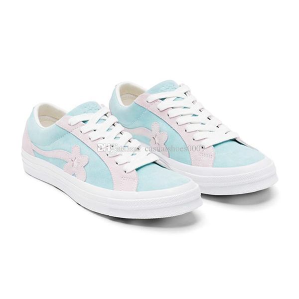 

2019 tyler the creator x one star golf le fleur fashion designer sneakers ttc casual shoes for skateboarding sport shoes for men women lll, Black