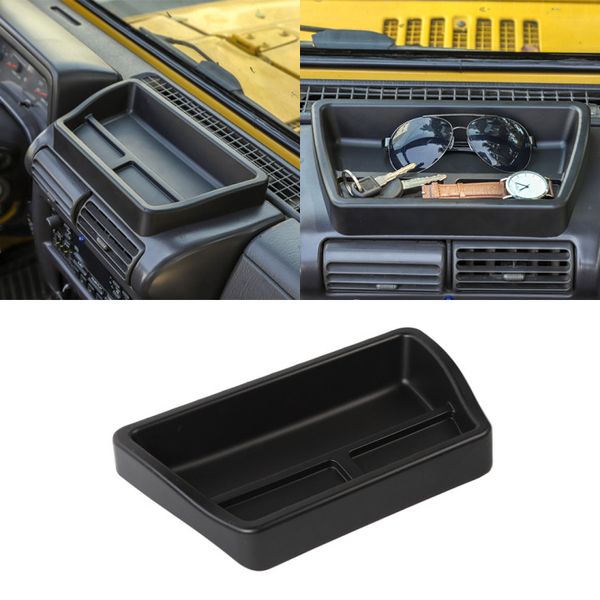 

interior styling center console storage box for wrangler tj 1997-2006 abs black stowing tidying organize car accessories