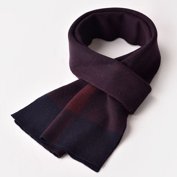 

100% wool scarf men 2019 winter new luxury lamb wool scarfs cashmere warm soft long man scarves japanese business men shawl, Blue;gray