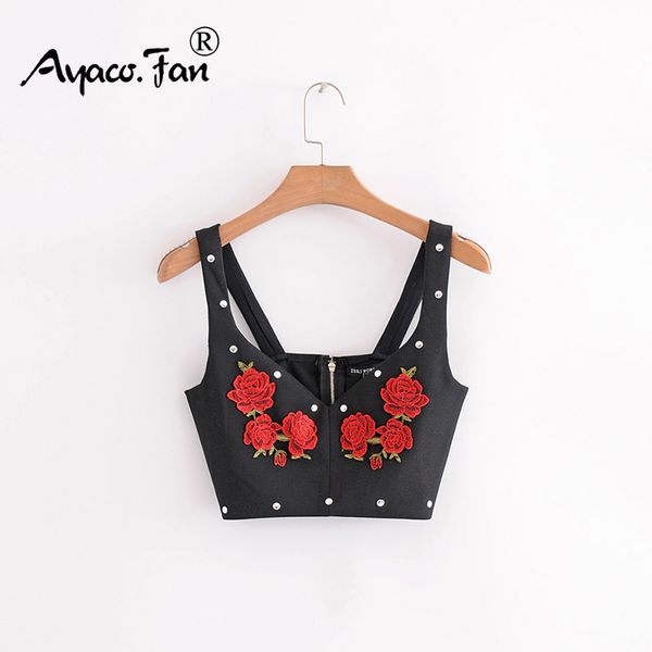 

2019 сексуальные женщины лето черный танки топы прочный растениеводство топ нижнее белье спагетти ремень дамы камзол кружева бюстье клубная, Black