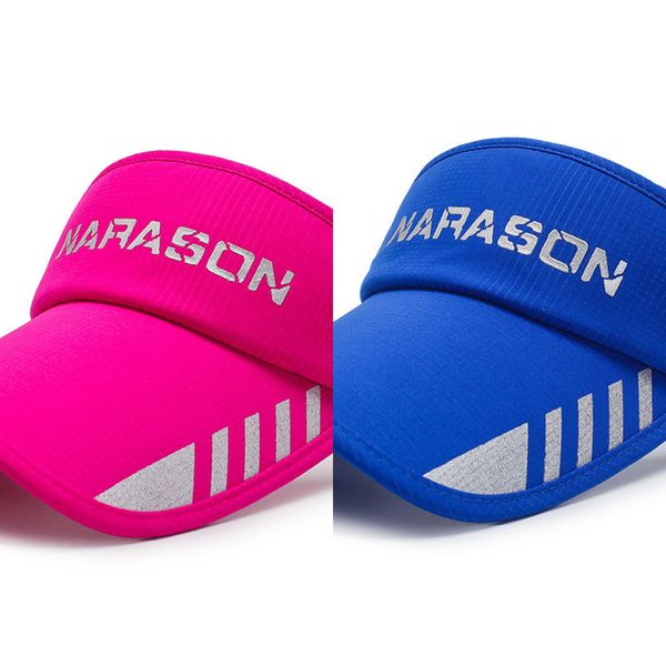 

men's designer female summer sunshade tide all-match outdoor sports empty hat running sun-proof quick-drying cap male, Blue;gray