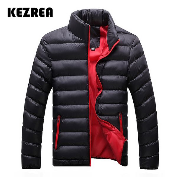 

kezrea jackets parka men quality autumn winter warm outwear brand slim mens coats casual windbreak jackets men m-4xl sale, Black;brown