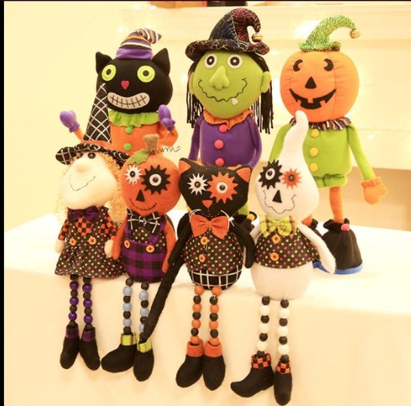 

halloween decor halloween pumpkin witch telescopic doll doll multi styles stuff toy dolls for kids gift