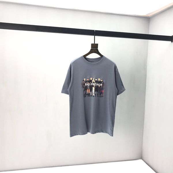 

men's and women's t-shirt splicing printing short sleeve early spring new double strand fine cotton fabric digital printing proces, White;black