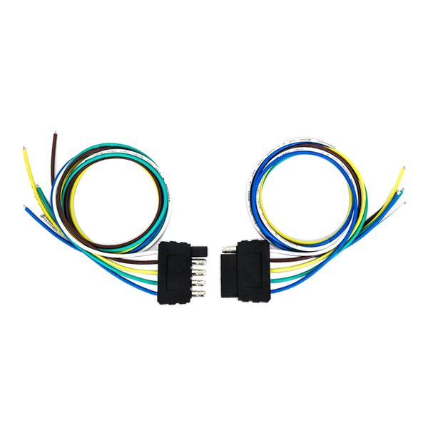 

5pin trailer cable plug sockets light connector extension cable for caravans