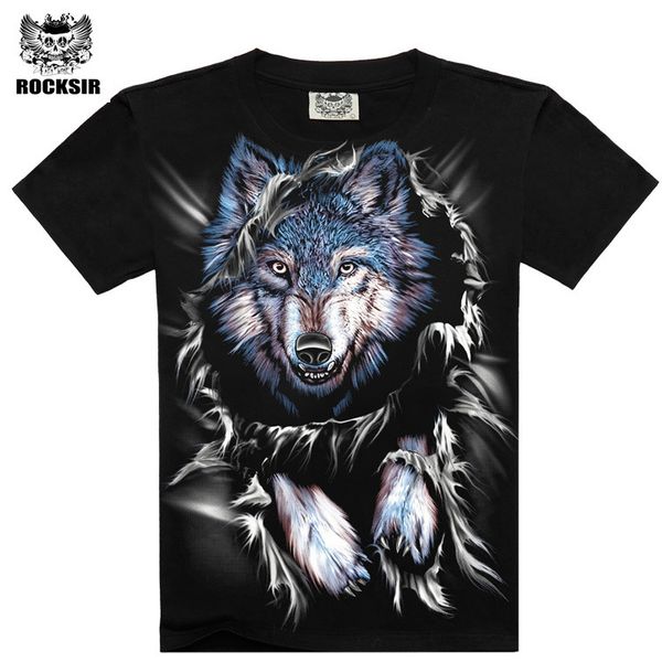 

08852 m-3xl men's fashion short sleeve men's cotton 3d large short sleeve t-shirt, White;black