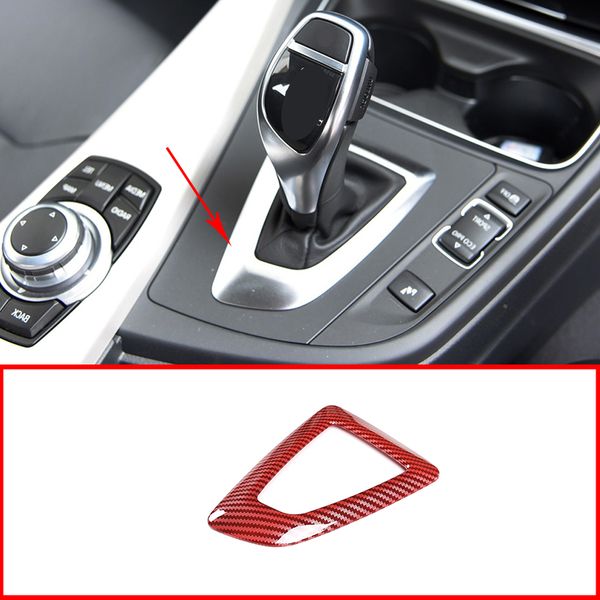 

car accessories right driving abs carbon fiber car shift lever trim strip for f20 f30 f31 f32 f33 f34 2013-2019 1 3 4 series