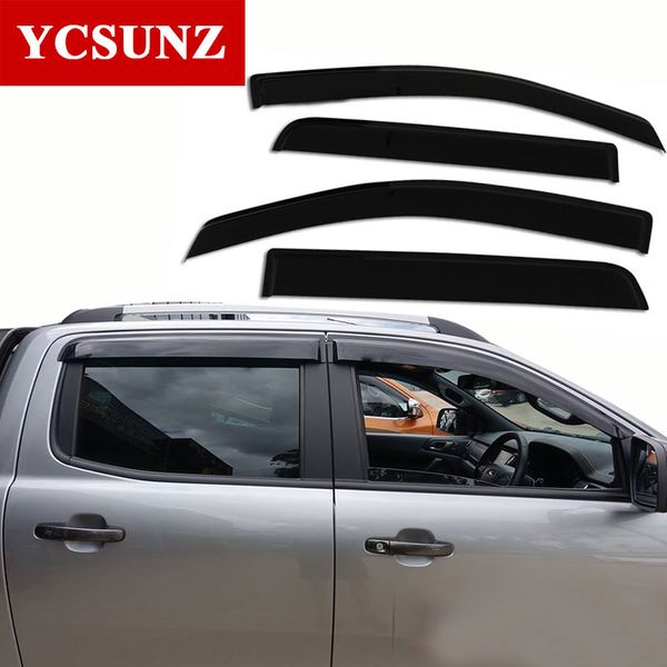 

2012-2017 window visor for holden chevy colorado 2017 deflctor for chevrolet colorado 2017 sunz visor weather shade ycsunz