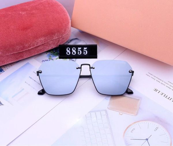 

wholesale-luxury sunglasses square frame popular uv protection lens men brand designer oversized vintage retro style come with case, White;black