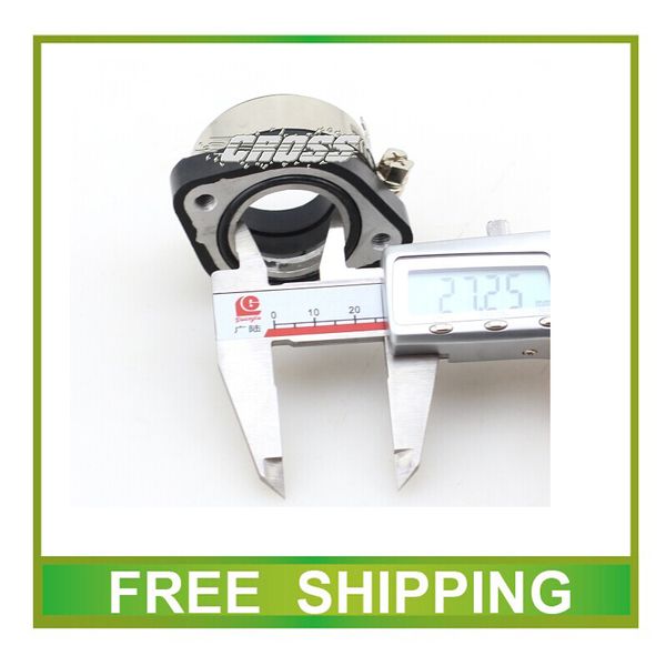 

modified motorcycle carburetor intake pipe oko koso pe28 vm24 32mm 34mm inlet manifold connecting pipe accessories ing