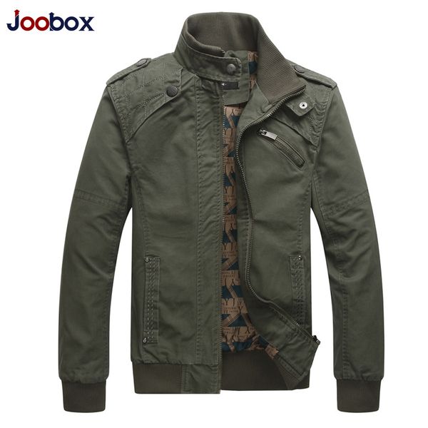 

2017 new autumn & winter cotton jackets and coats men stand collar mens jacket fashion casual outerwear homme, Black;brown