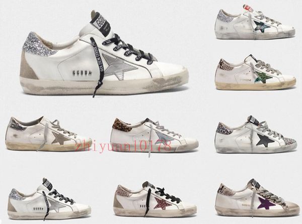 

italy venus flash star wool fall/winter new gloden gose db/sstar woman fashion designer luxury distressed leather superstar sneakers z18-55, Black