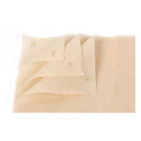 

in stock 6 rolls pei pack household toilet paper factory direct bulk volume native bamboo pulp soft and safty