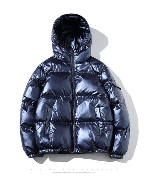 

men parka jacket reflective couple windbreaker fashion styles men luxury jacket designer clothing warm thick coats zippers jackets hooded 02, Black;brown