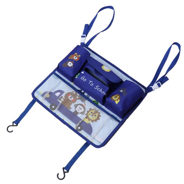 

auto seat back multi-pocket storage bag organizer holder hanger