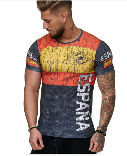 

2019 мода испанский флаг майки мужские рубашки футбол футбол джерси футболка, высокое качество дышащий sportwear iptv испания футболка хип-х, White;black