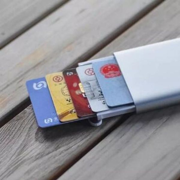 Original Xiaomi Youpin Miiiw Caixa de cartão Automático Pop Up Caixa de Caixa Suporte de Cartão de Metal Carteira ID de armazenamento portátil e cartão de crédito Z3