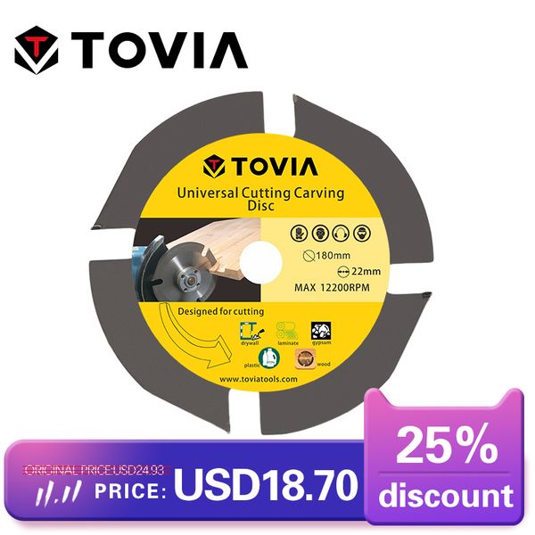 

tovia 180mm circular saw blade multitool grinder saw disc carbide tipped wood cutting disc wood cutting power tool accessories