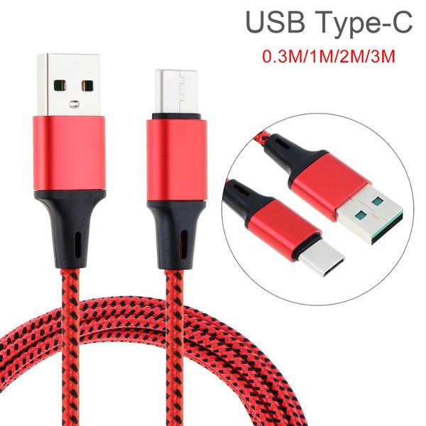 

0.3 m/1m/2m/3m usb сотовый телефон кабель 3a быстрая зарядка кабель для передачи данных usb type c кабель подходит для huawei / samsung / xi