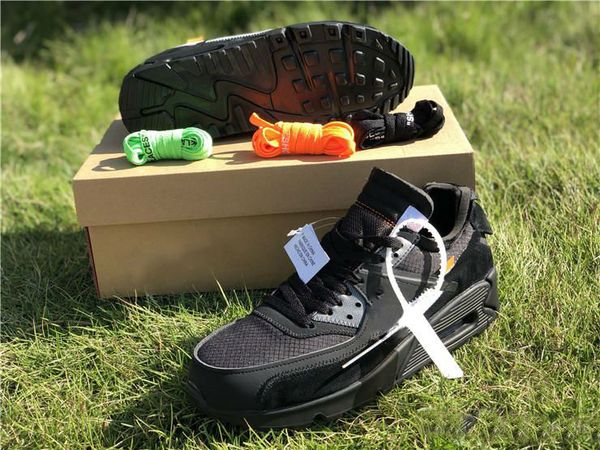 

2019 Discount 90 Desert Ore Running Shoes Mens Trainers Black Sneakers Jogging Classic 90s Sports Zapatillas