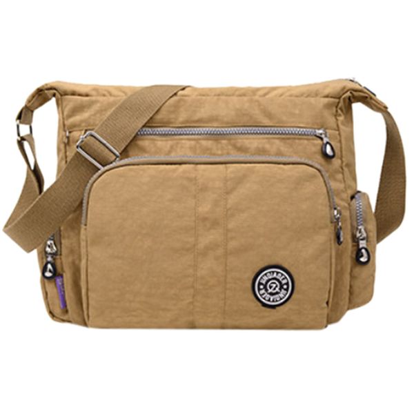 

women shoulder bag female simple zipper handbag large capacity nylon womens' pouch crossbody bags for woman lady handbags