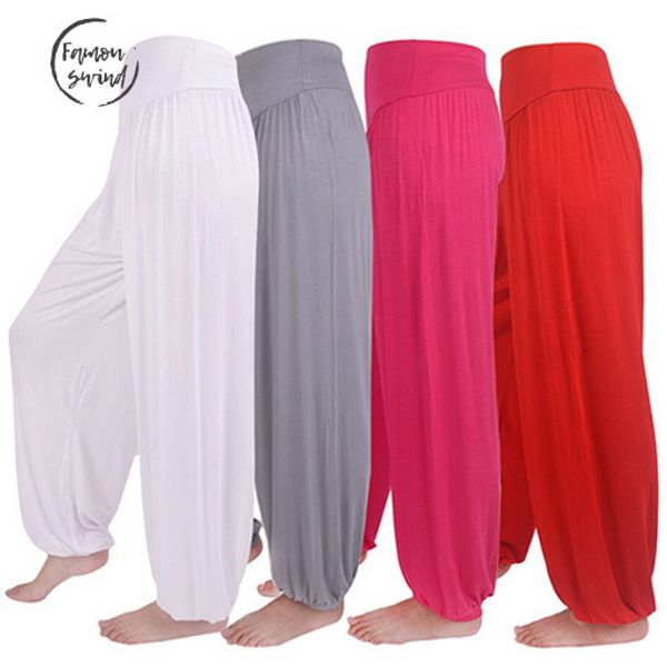 

comfy trousers women harem loose long pants fleece dance boho wide leg high waist bloomers harem flare pants stretch pants, Black;white