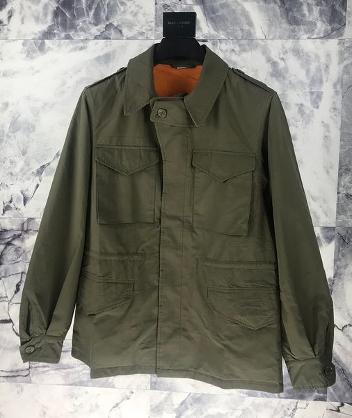 

2019 back logo pocket women men jacket size 44-50, Black;brown