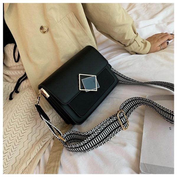 

2020 hot sale Shoulder Bag Flap bags Leather Shoulder Messenger Wide Strap bags style ladies Cross body bags Jucai/03