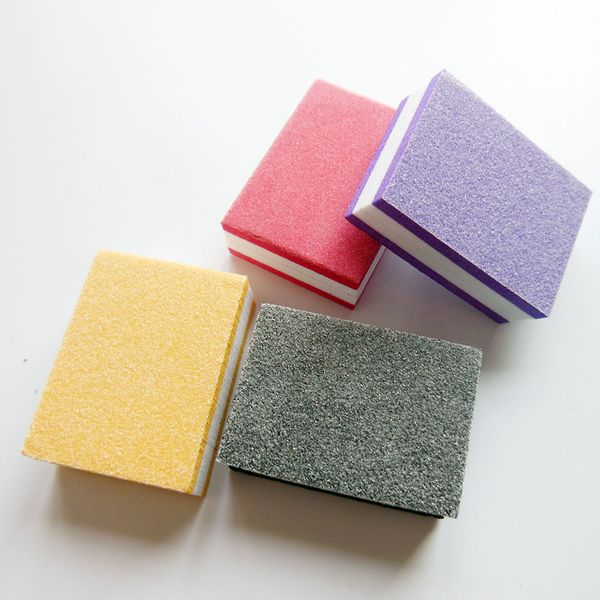 

mini nail buffer 100 pcs block sponge block disposable nail file 100/180 mini nail buffer file manicure tool random color