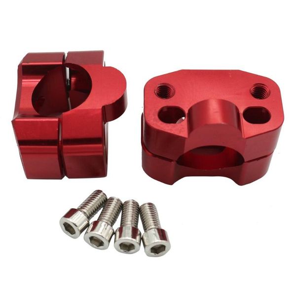 

universal cnc aluminum alloy handle bar clamp adapter risers taper for fat 1 1/8 inch 28mm handlebar pit dirt bike atv