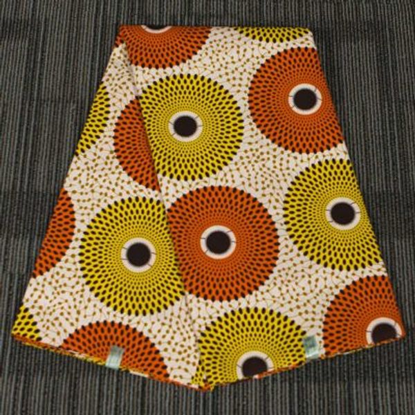 

new arrive polyester wax prints fabric ankara binta real wax 6 yards/lot african fabric for party dress, Black;white