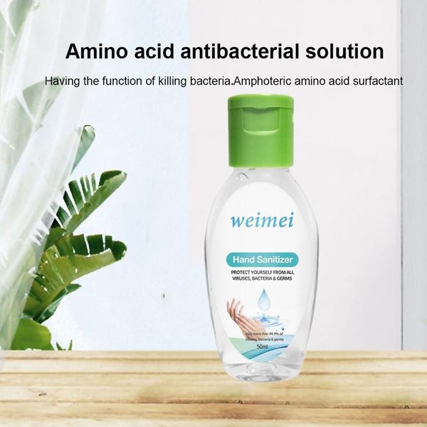 

in stock antibacterial hand sanitizer no-wash gel hand sanitizer gel portable quick-drying press soothing gel 50 ml household sanitizer
