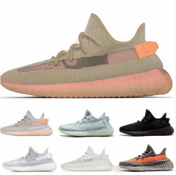 

2019 new black clay running hoe men we t butter bred e ame women fa hion chau ure port neaker hoe without box and key chain 36 47