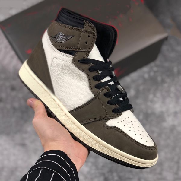 

36-45 2019 travis scot x 1 high og cd4487-100 1s i kicks men basketball sports shoes sneakers trainers