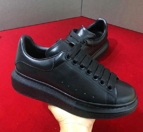 

men high velvet black women casual shoes beautiful platform casual sneakers luxury designers shoes leather solid colors trainer 36-46eur