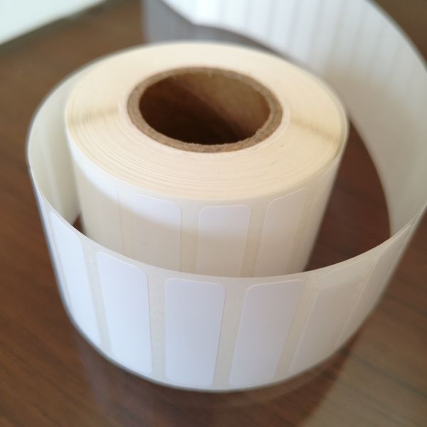 

10 ROLLS network cable label sticker, durable white PET material waterproof and heat resistant vinyl, Item No. HT04