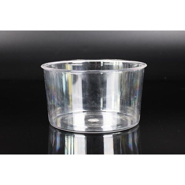 

round mixing bowl party serving bowl pot salad snack holder acrylic plastic