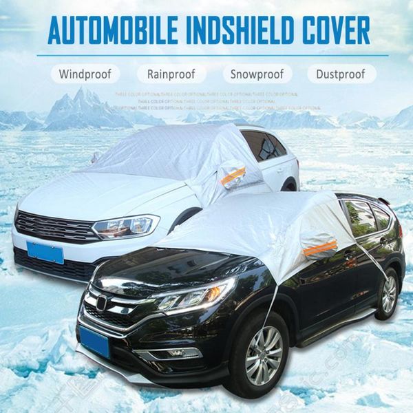 

universal car windshield mirror reflective bar cover sun shade protector winter snow ice rain dust frost guard film
