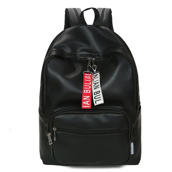 

fashion couples backpack teenagers boys girls black/brown/gray pu leather school bag preppy style women backpack men daypack